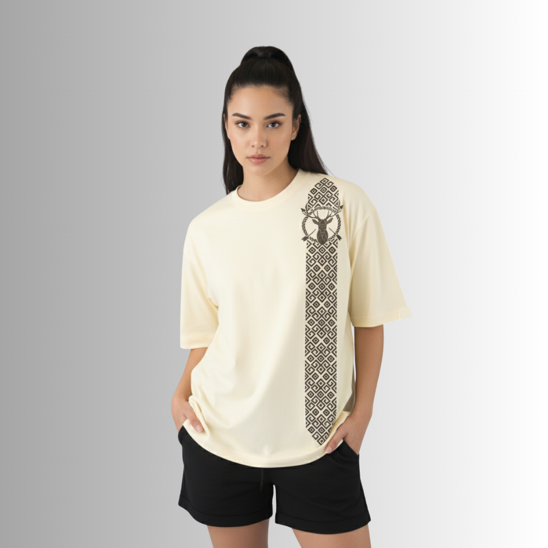 Oversized Box Fit T-Shirt, The Unbound Explorer - U Sier Lapalang