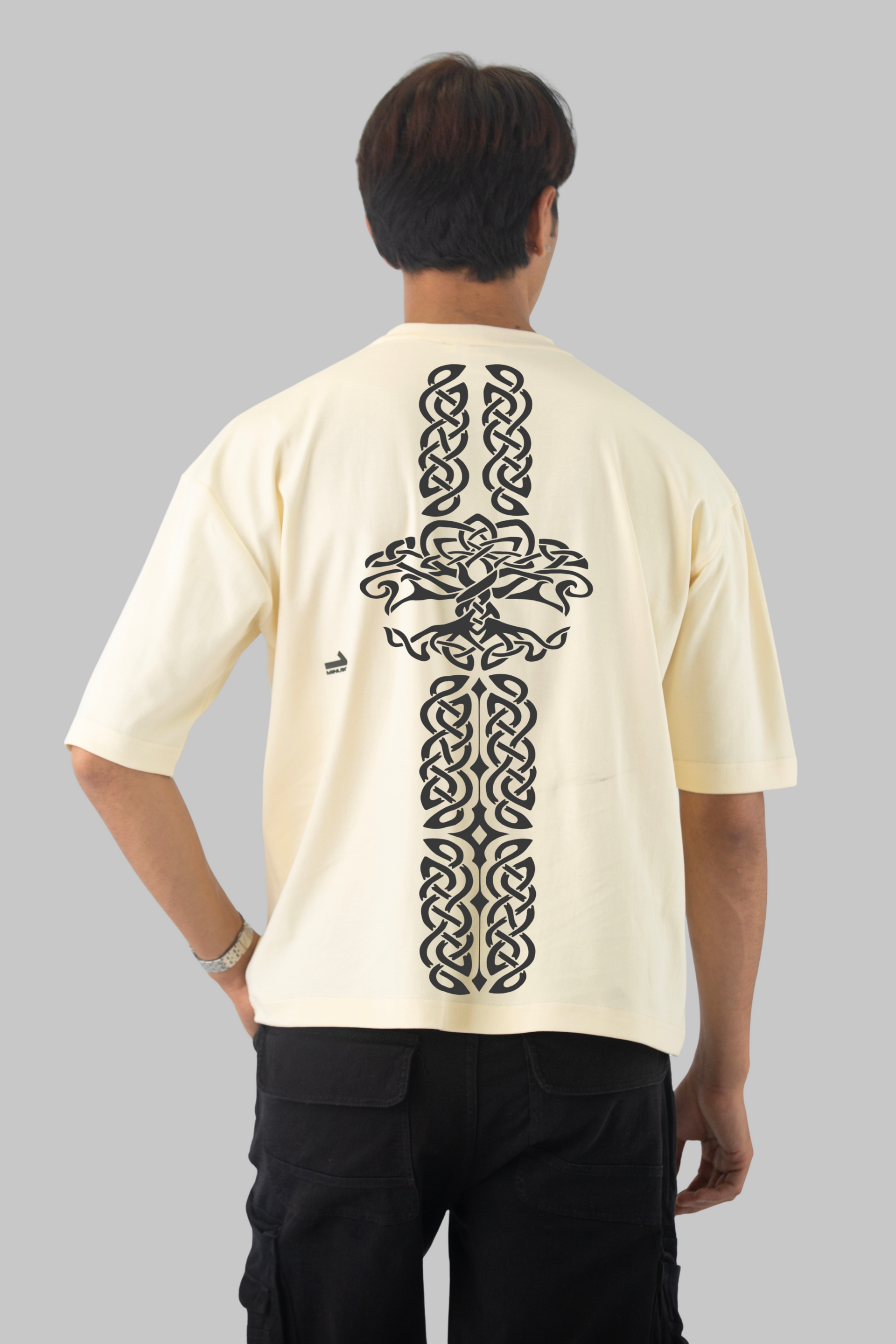 Oversized Box Fit T-Shirt, The Unbound Guardian - Labasa