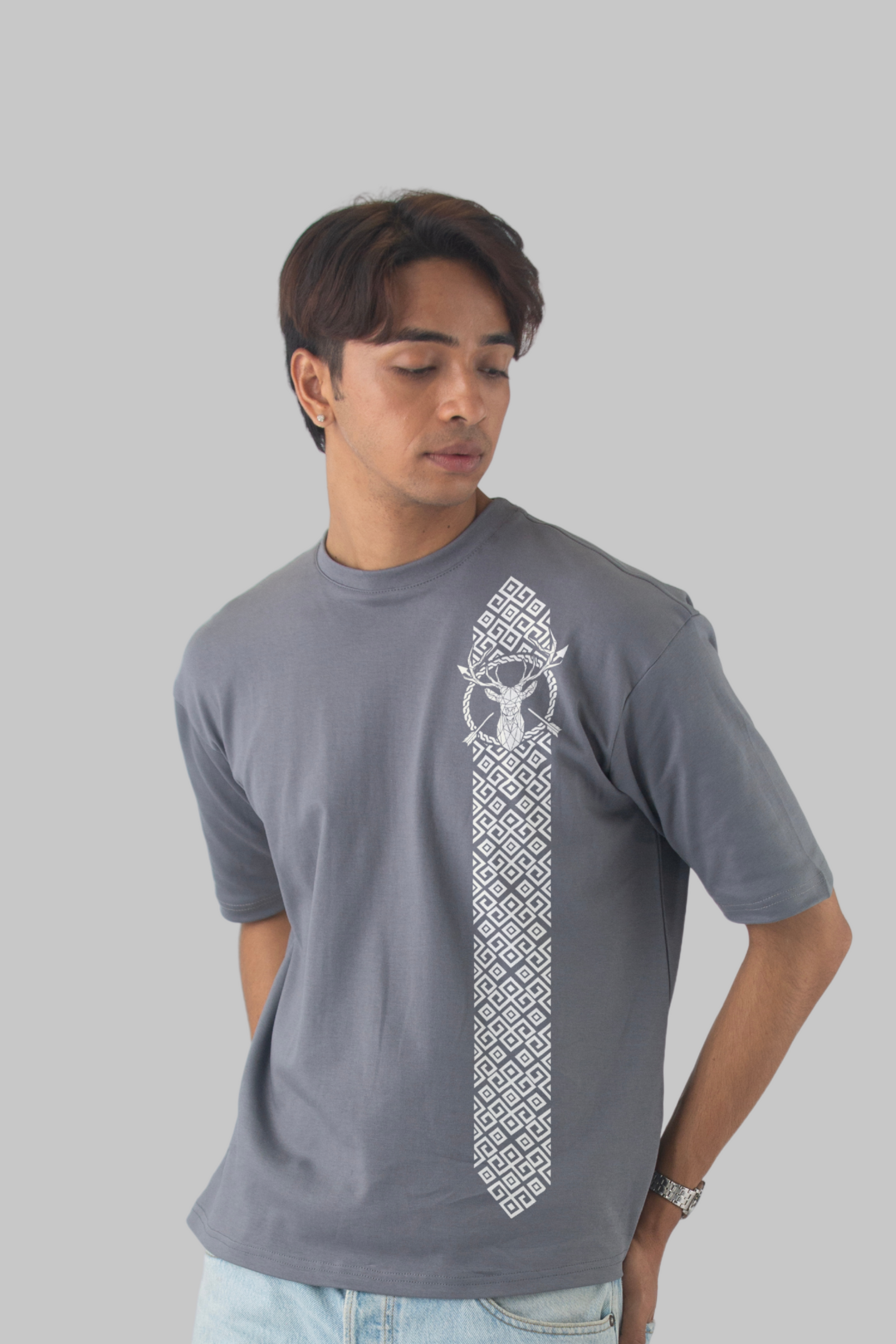 Oversized Box Fit T-Shirt, The Unbound Explorer - U Sier Lapalang